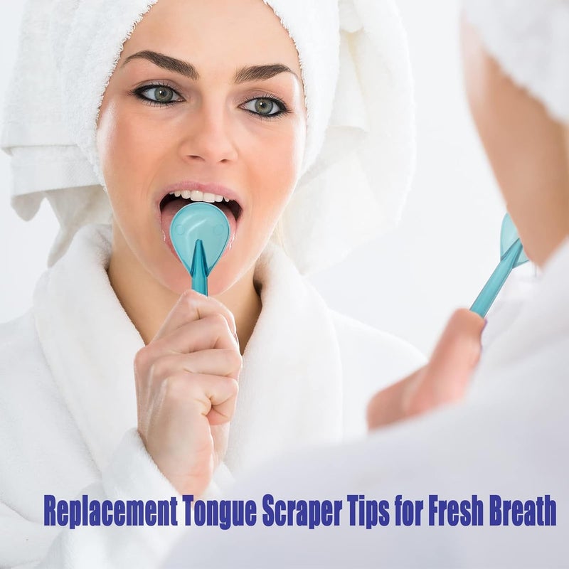 RAXSEG Tongue Scraper Attachment Replacement for Waterpik Water Flosser, Replacement Tips for Waterpik Water Flosser 6 PCS - Image 3